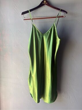 Vintage Kristine Tyler Green Nightie ~ Size L